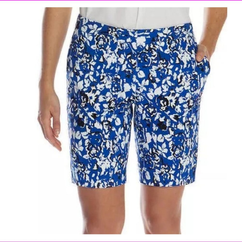 Mario Serrani Womens Italy Comfort Stretch Shorts with Tummy Control. NWT.